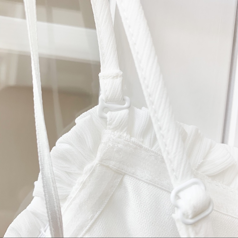 Flying Tomato White Off-Shoulder Dress - Picture 13 of 16